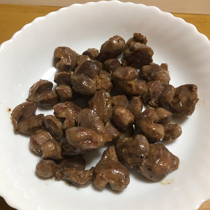 味付け炒めるだけ！簡単砂肝炒め！